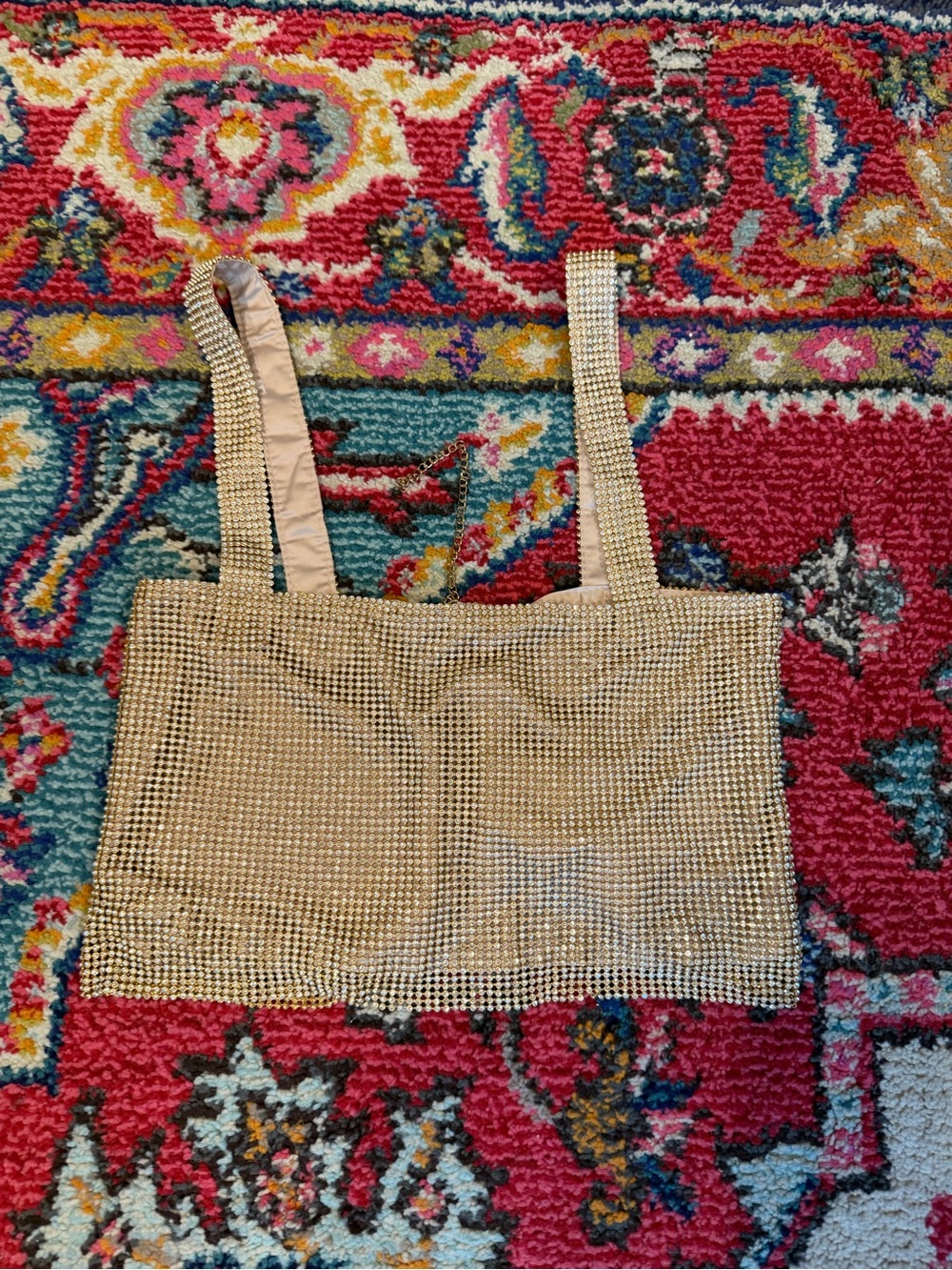 SNDYS Gold Crop Top size 2